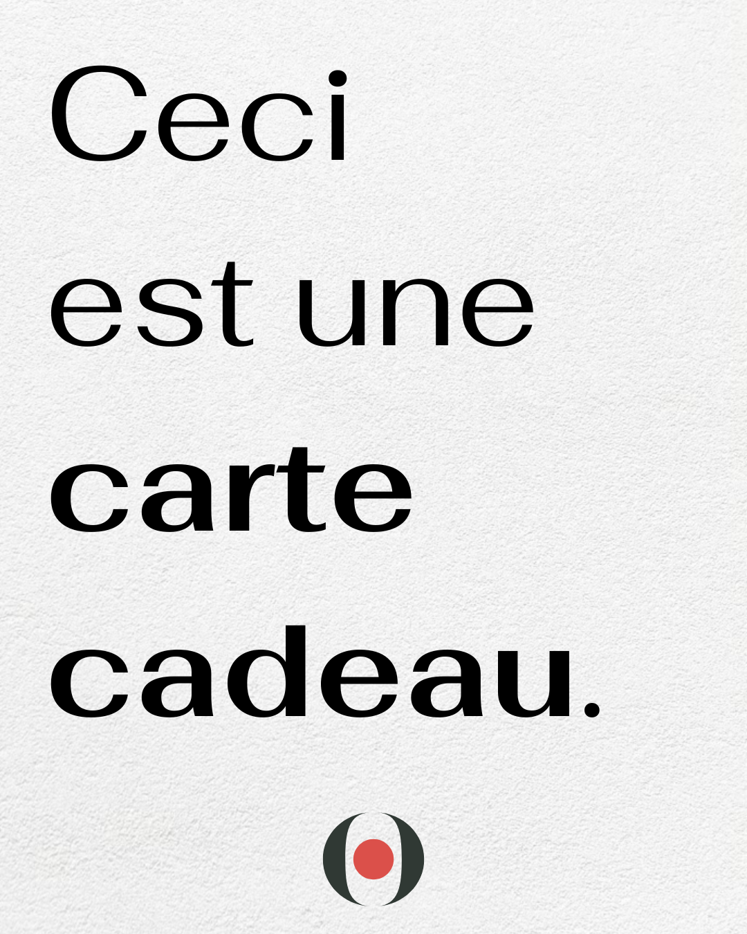 Nos cartes cadeaux