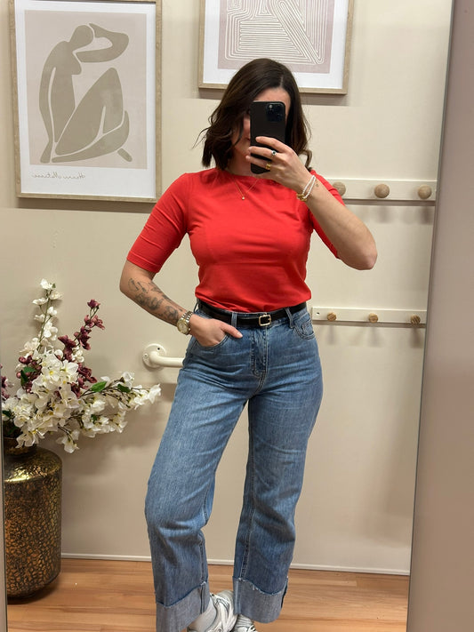 Tshirt Pomila corail