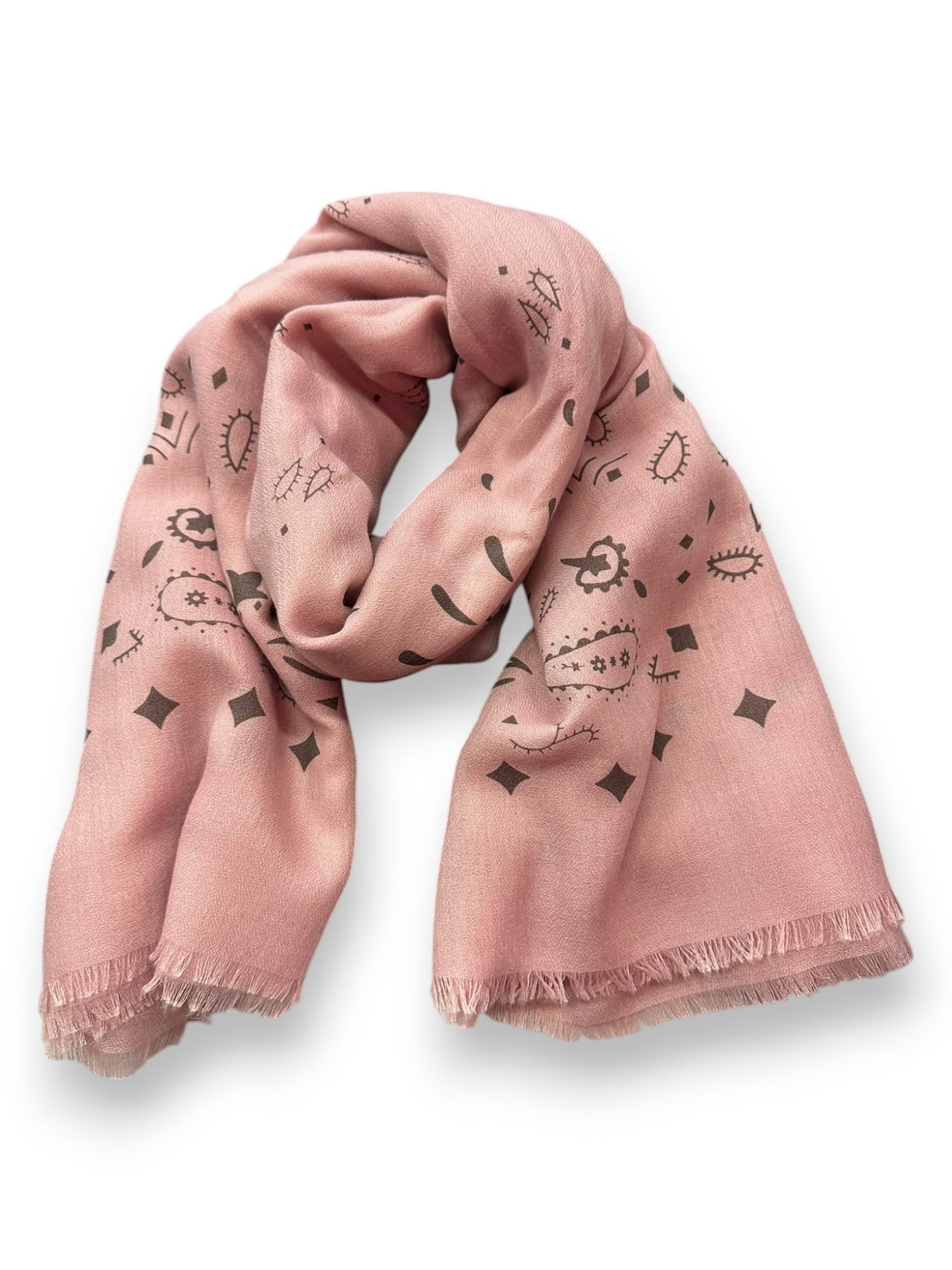 Foulard XL rose