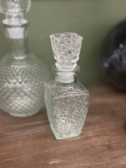 Fiole décorative en verre - format moyen