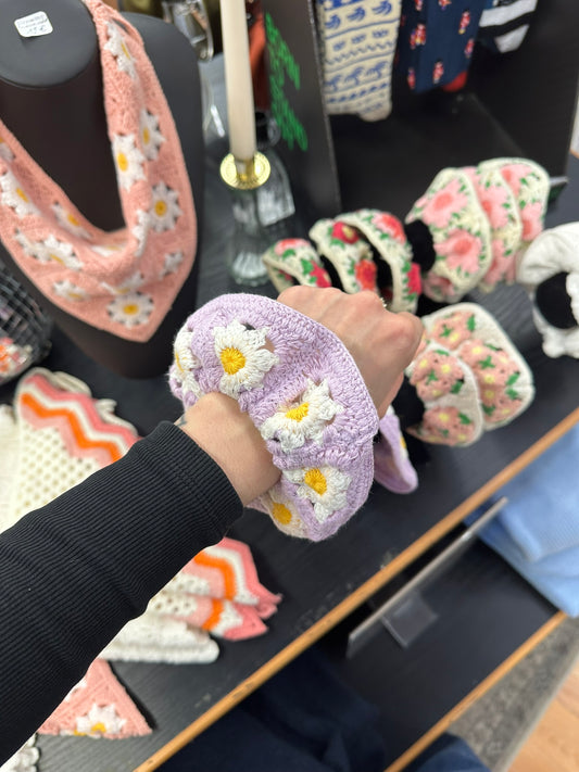 Chouchou 13 cm crochet - Lila