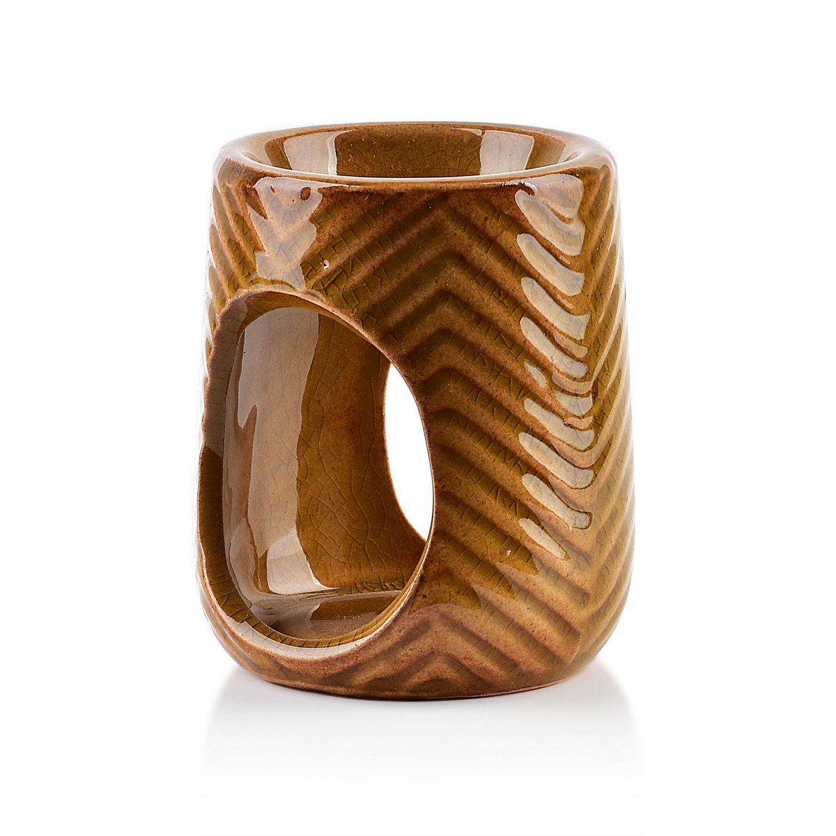Brûle-parfum ocre