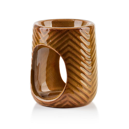 Brûle-parfum ocre