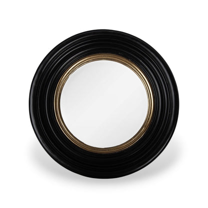 Miroir classique noir/doré 31 cm