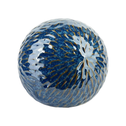 Boule décorative bleue - Taille M