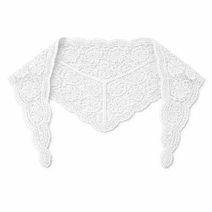 Foulard en crochet - Blanc