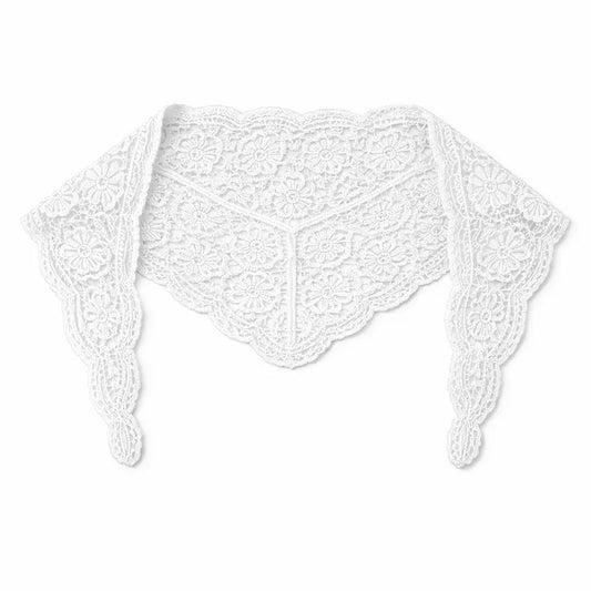 Foulard en crochet - Blanc