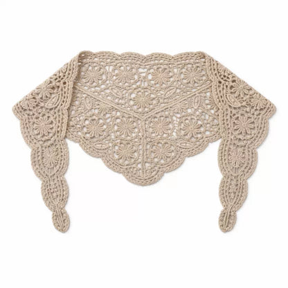 Foulard en crochet - Beige