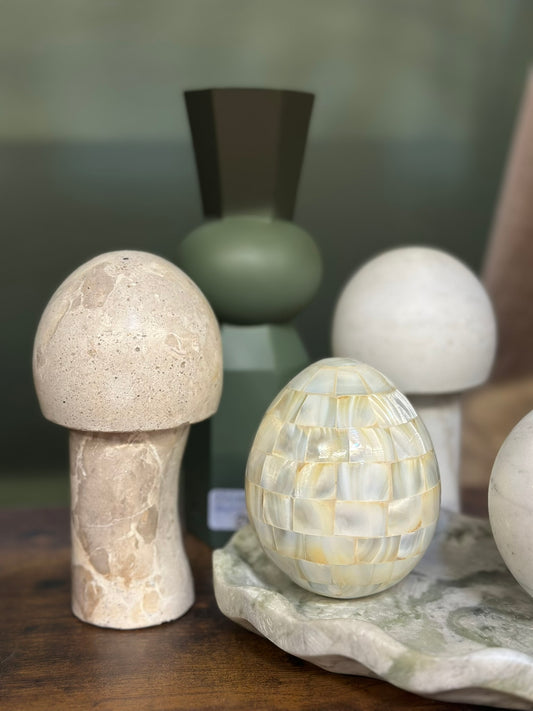 Champignon marbre beige