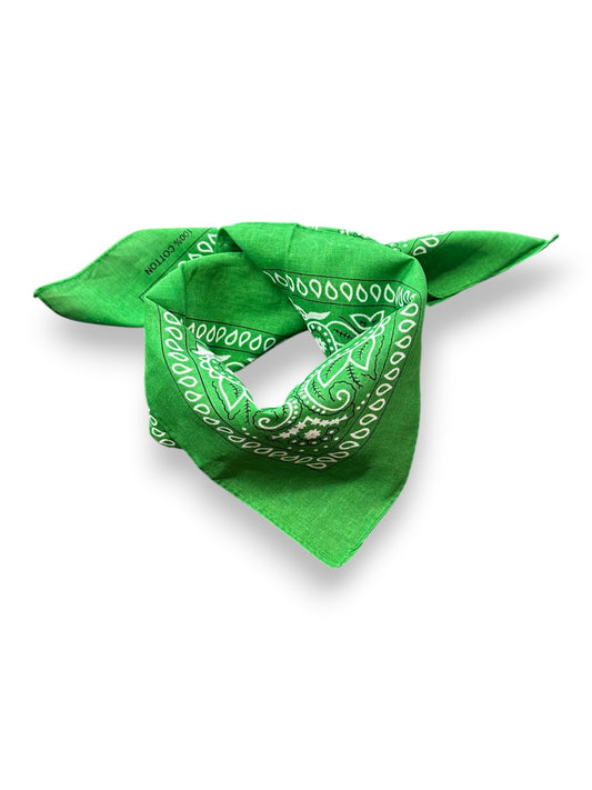 Bandana en coton vert