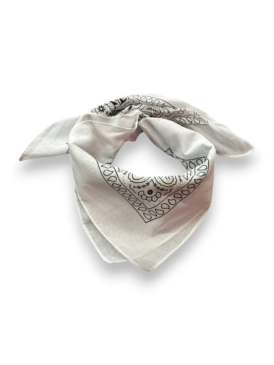 Bandana en coton blanc