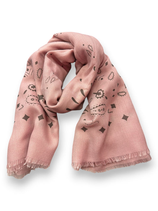 Foulard XL rose