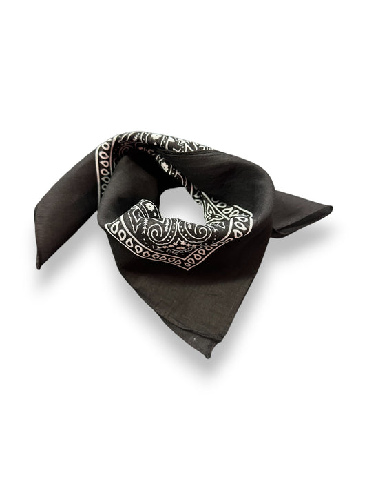 Bandana en coton noir