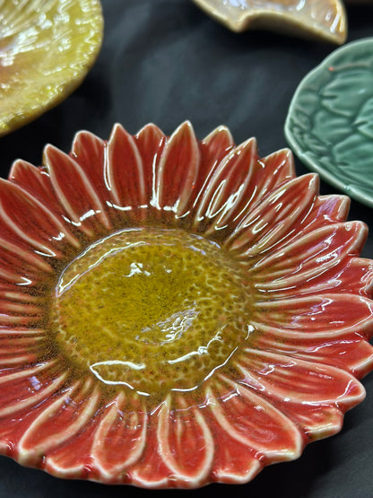 Coupelle fleur rouge