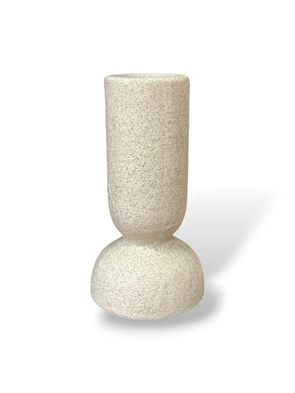 Bougeoir crème moucheté - Taille M