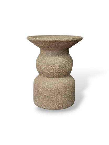 Bougeoir marron - Taille M (forme large)