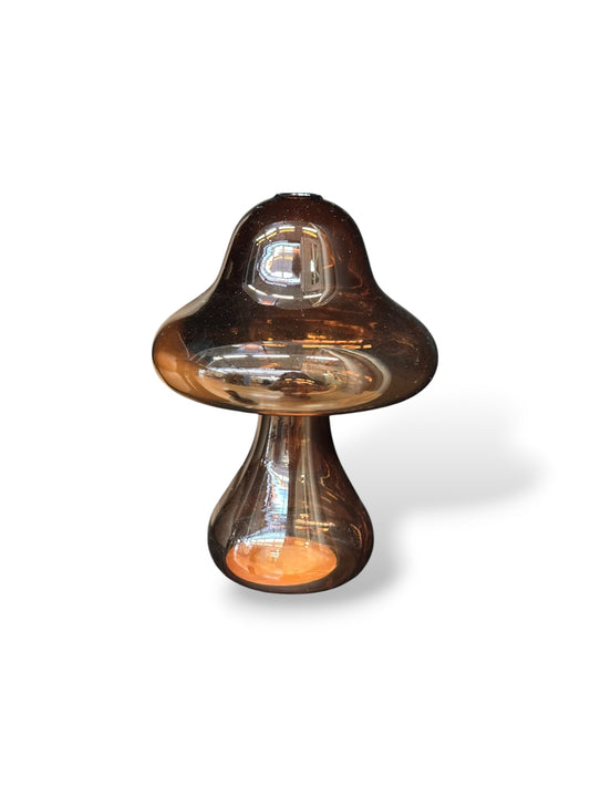 Soliflore champignon - verre fumé