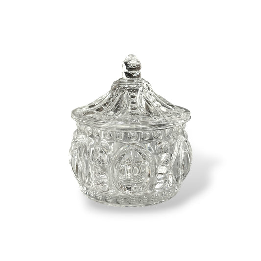 Sucrier en verre vintage