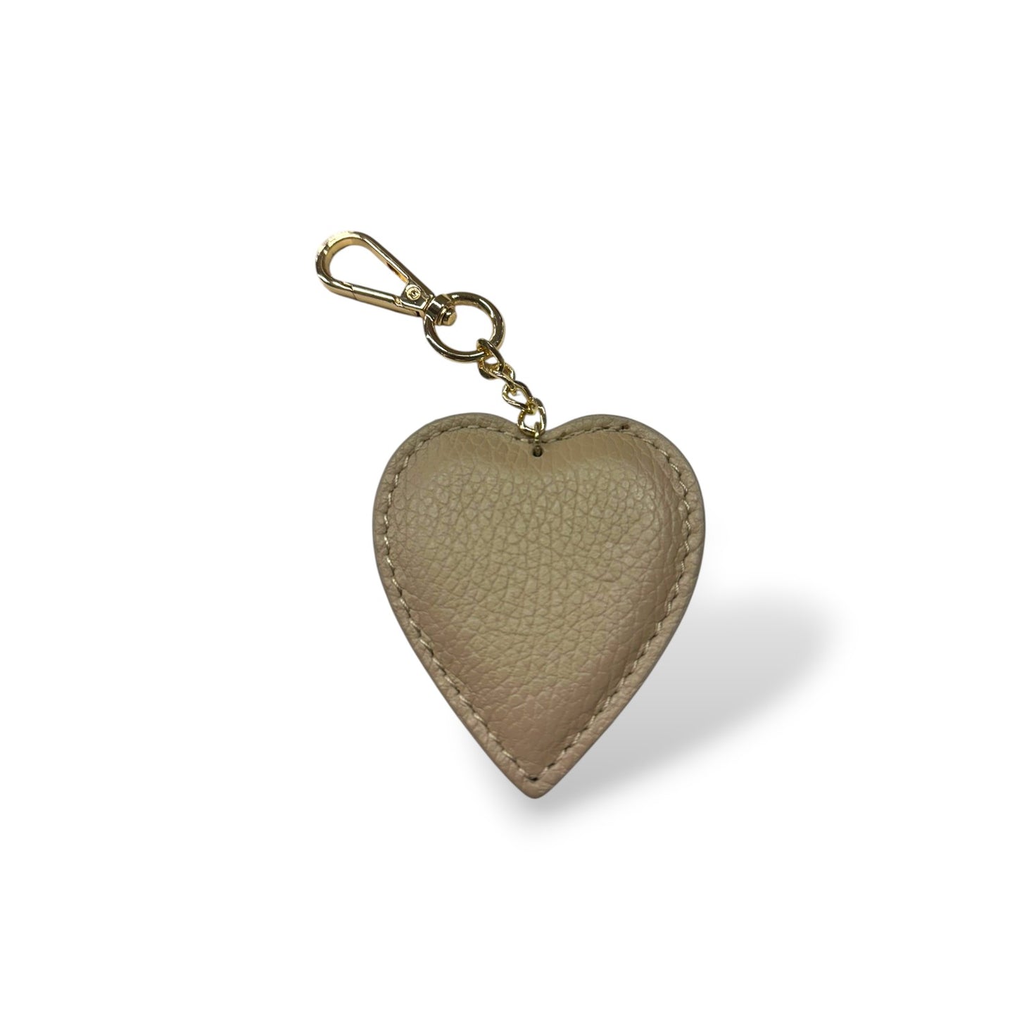 Porte clé en cuir - Coeur (plusieurs coloris)