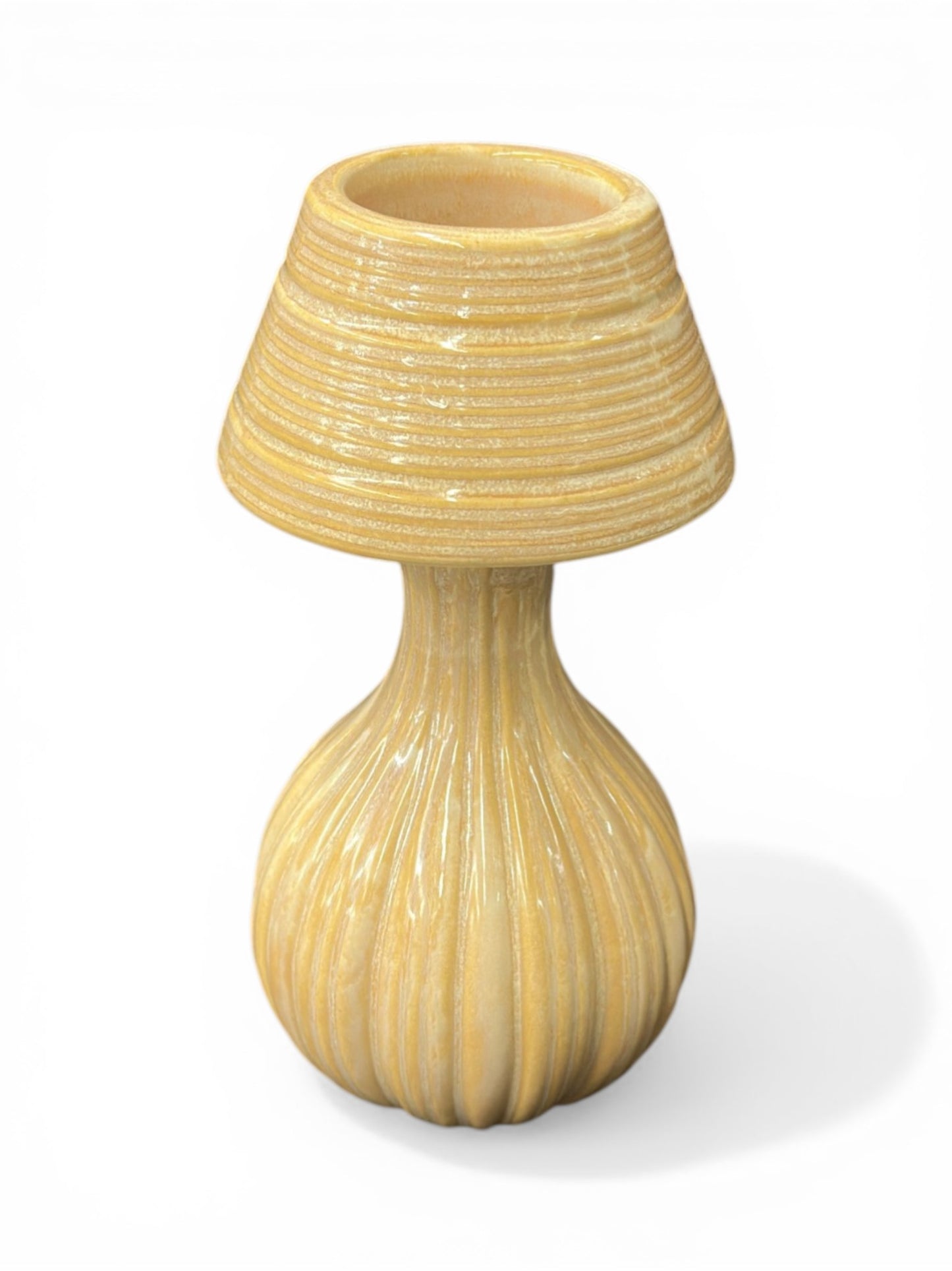 Soliflore beige - forme organique - Taille L