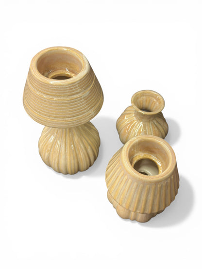 Soliflore beige - forme organique - Taille S