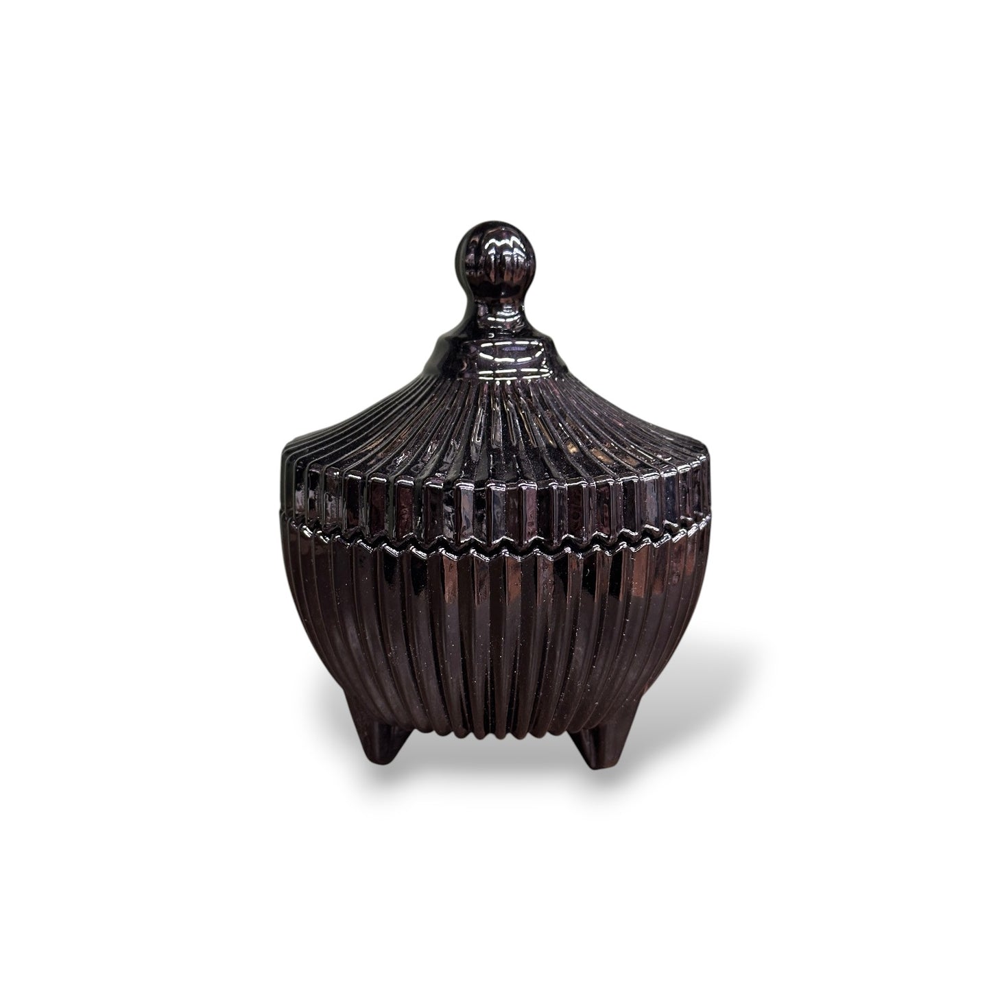 Sucrier en verre - noir
