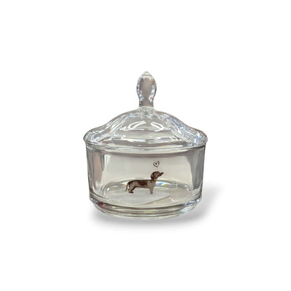 Sucrier en verre - Teckel