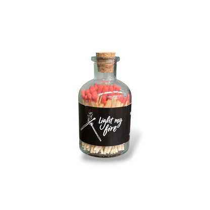 Flacon petites allumettes - Rouge