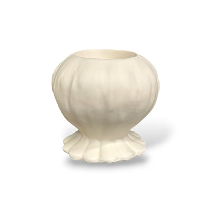 Bougeoir coquille écru - Format bas