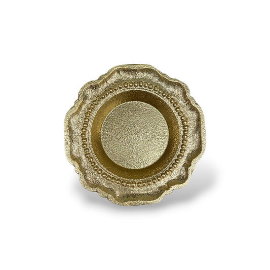 Coupelle dorée ronde - petite