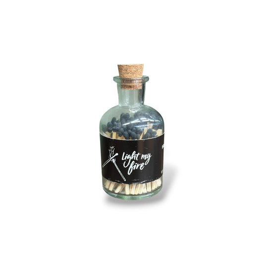Flacon petites allumettes - Noir
