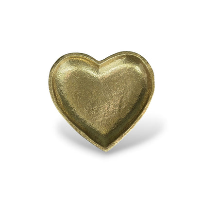 Coupelle décorative dorée - coeur