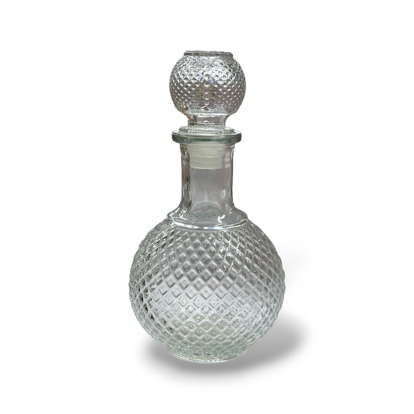 Fiole décorative en verre ronde - format grand