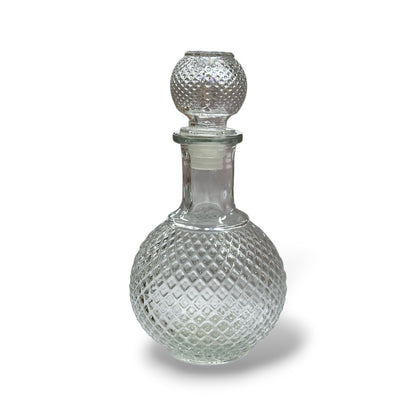 Fiole décorative en verre ronde - format grand