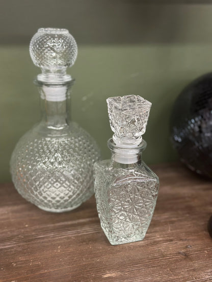 Fiole décorative en verre - format moyen