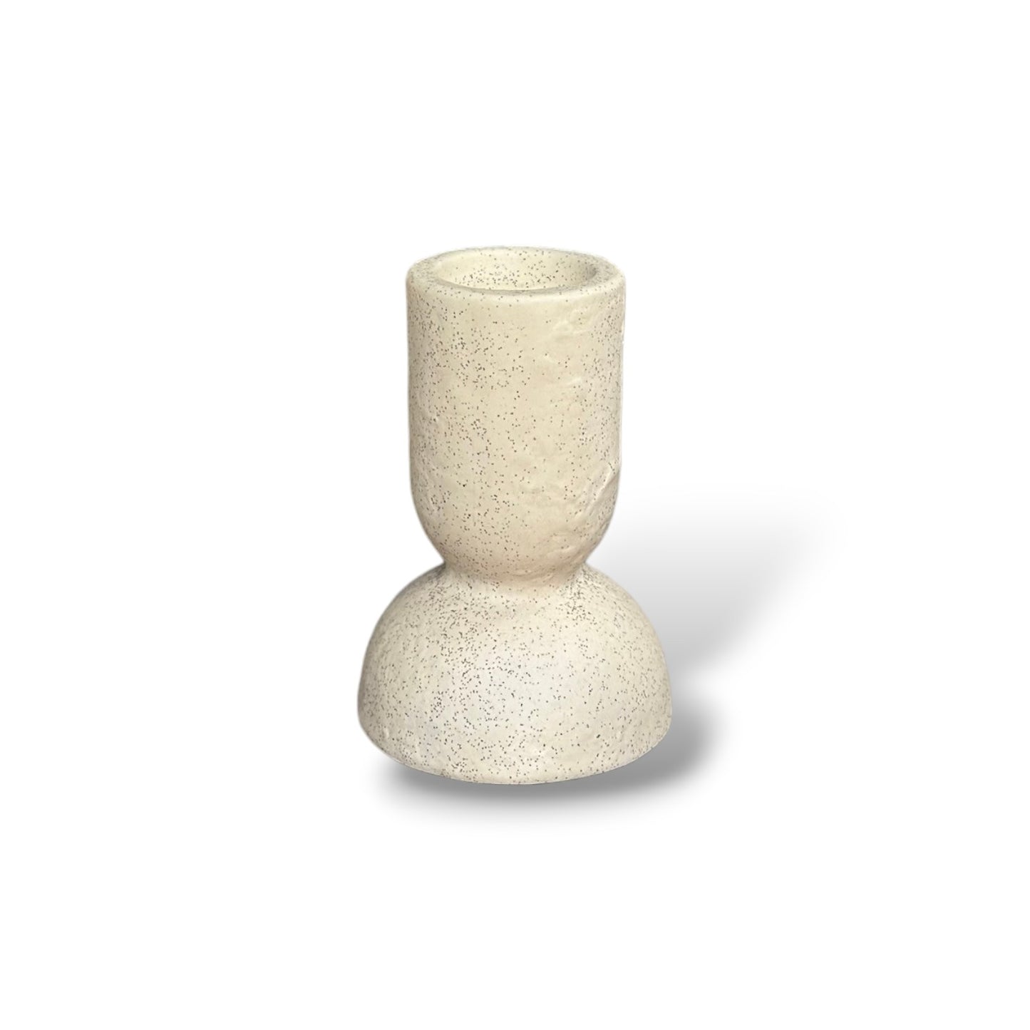 Bougeoir crème moucheté - Taille S