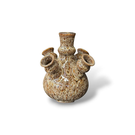 Vase tulipe marron