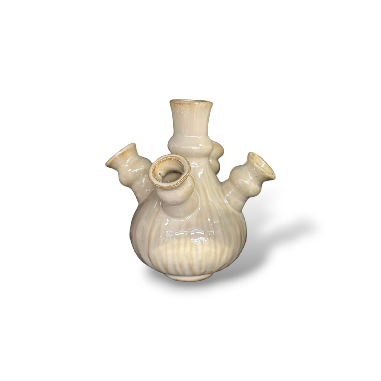 Vase tulipe beige