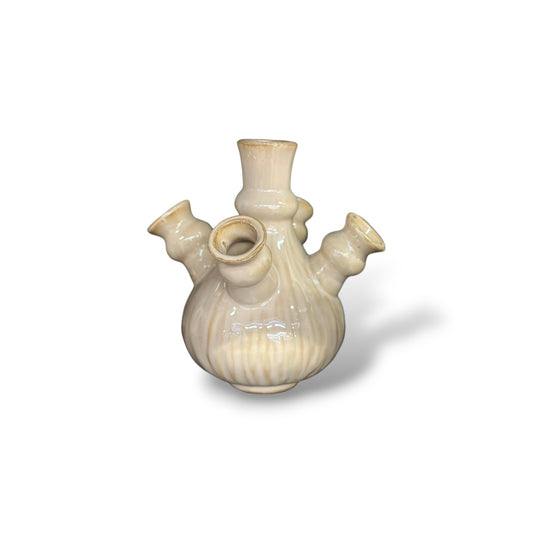 Vase tulipe beige
