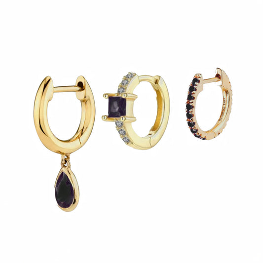 Accumulation 3 boucles noire