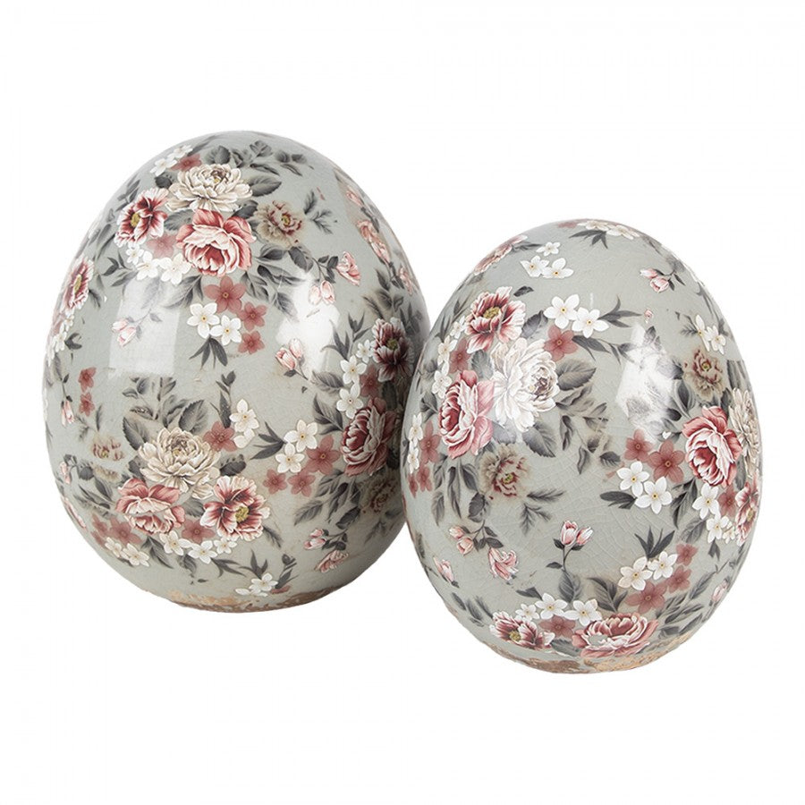 Oeuf décoratif vintage - Taille L