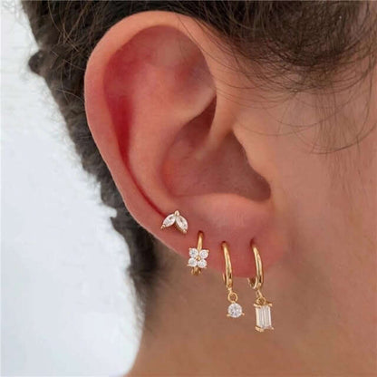 Accumulation 4 boucles dorée